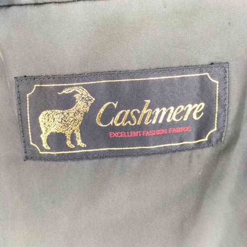カシミヤ CASHMERE ウールナイロン 比翼ボタン チェスターコート メンズ import:L