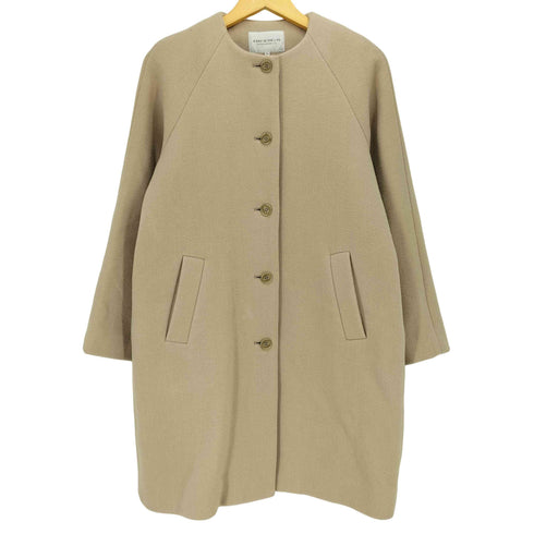 アデイインザライフユナイテッドアローズ A day in the life UNITED ARROWS ノーカラー ボタン ロングコート レディース JPN:36