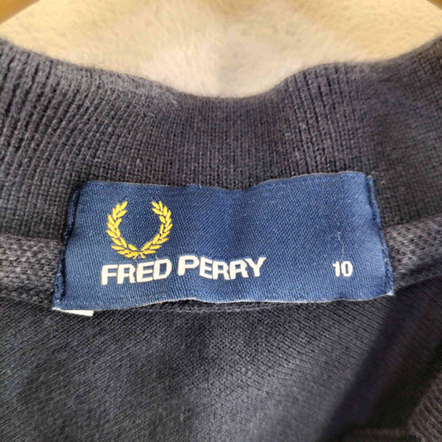 フレッドペリー FRED PERRY 月桂樹ロゴ 鹿の子 ノースリーブ ポロシャツ レディース 10