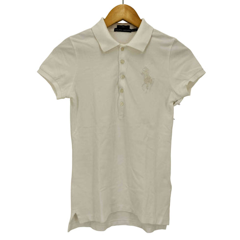ラルフローレン RALPH LAUREN THE SKINNY POLO ビッグポニー 刺繍 半袖 ポロシャツ レディース import:S