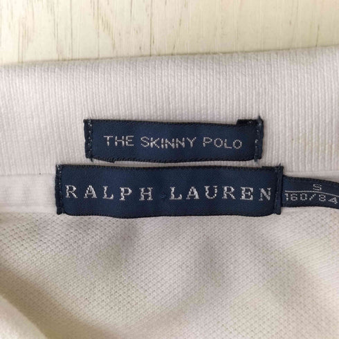 ラルフローレン RALPH LAUREN THE SKINNY POLO ビッグポニー 刺繍 半袖 ポロシャツ レディース import:S