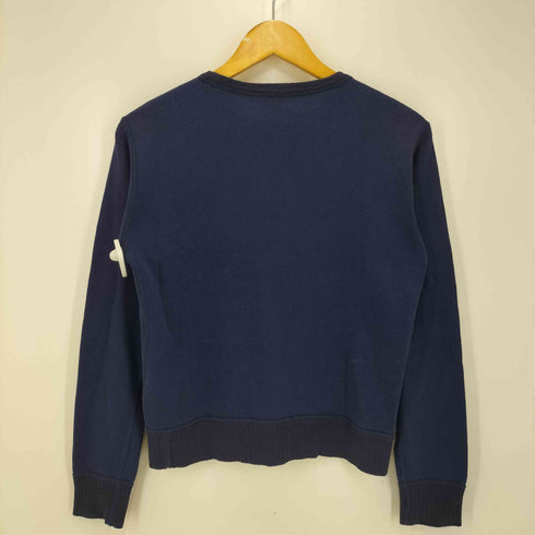 ラルフローレン RALPH LAUREN ロゴ刺繍 Vガゼット クルーネック スウェット レディース import:S