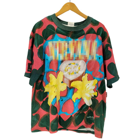 トーキングアバウトザアブストラクション TALKING ABOUT THE ABSTRACTION 25SS ART T-SHIRT 転写 アート Tシャツ メンズ M