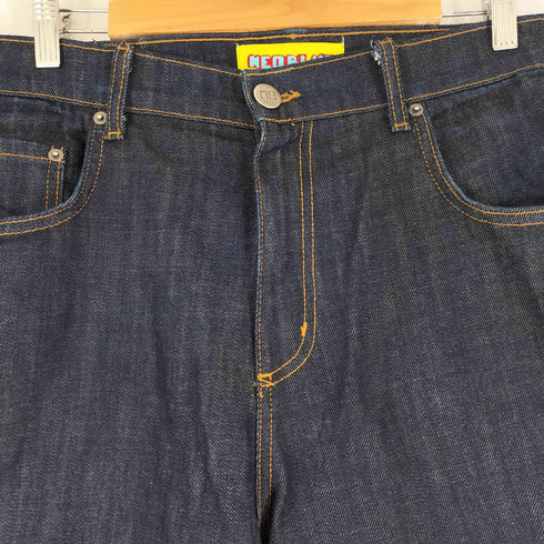 NEOBLUE USA製 バギーデニムワークショーツ メンズ US:34-35