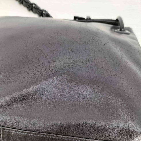 プラダ PRADA ロゴ プラスチックチェーン レザー ショルダーバッグ メンズ