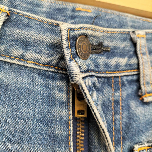 エドウィン EDWIN フレア ブッシュ デニムパンツ Y2K レディース 27inch
