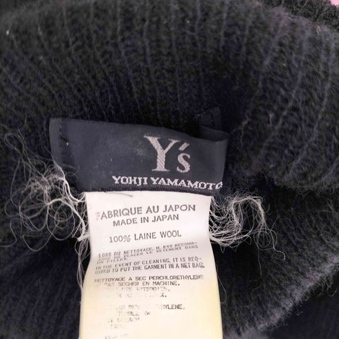 ワイズ Ys 00s 05AW ウール 袖切替 長袖 タートルネック ニット レディース 3