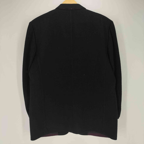 ランバンパリ LANVIN PARIS カシミヤ15%混 裏地グレンチェック 2B テーラードジャケット メンズ