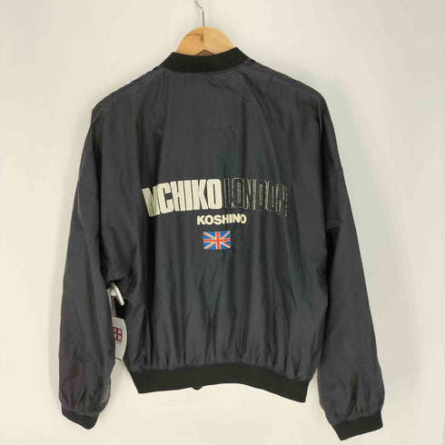 ミチコロンドン MICHIKO LONDON 80S ロゴパッチ バックプリント ナイロン スカジャン メンズ