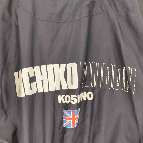 ミチコロンドン MICHIKO LONDON 80S ロゴパッチ バックプリント ナイロン スカジャン メンズ