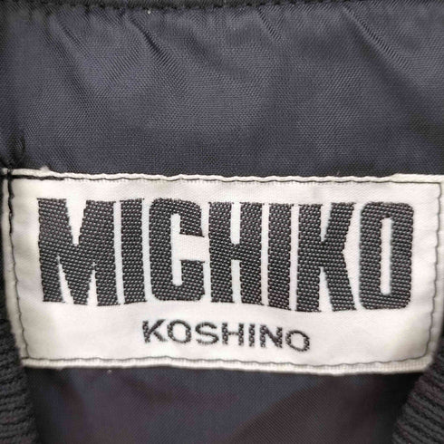 ミチコロンドン MICHIKO LONDON 80S ロゴパッチ バックプリント ナイロン スカジャン メンズ