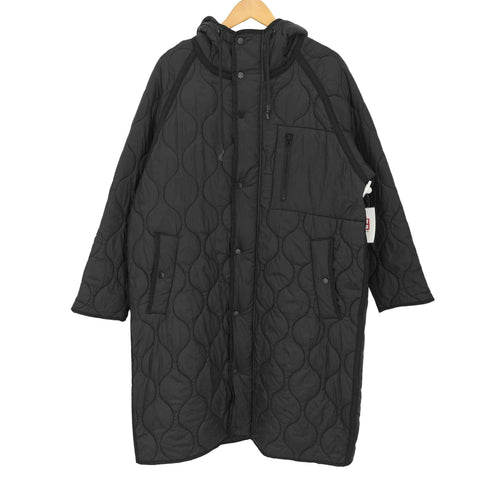 ザラ ZARA キルティングフーディコート レディース import:L