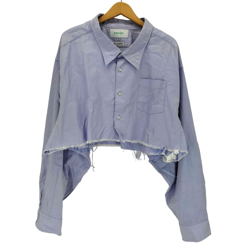 ボディソング BODY SONG. 25SS LS NICE CROPPED SPLATTER ロングスリーブ ナイス クロップド スプラッター シャツ レディース ONE SIZE