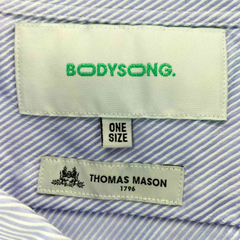 ボディソング BODY SONG. 25SS LS NICE CROPPED SPLATTER ロングスリーブ ナイス クロップド スプラッター シャツ レディース ONE SIZE