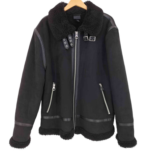 エイチアンドエム H&M 裏ボア フェイクムートンジャケット メンズ import:XL