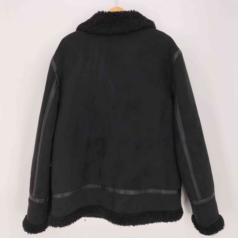 エイチアンドエム H&M 裏ボア フェイクムートンジャケット メンズ import:XL