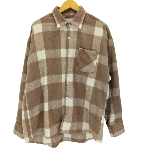 AVANDRESS アバンドレス ブロックチェック フランネルシャツジャケット メンズ import:M