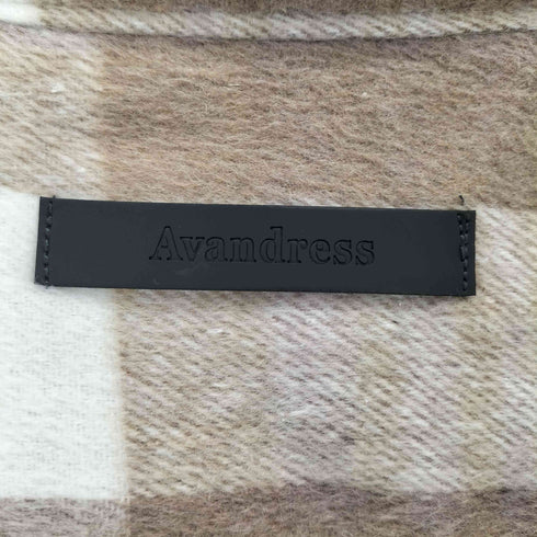 AVANDRESS アバンドレス ブロックチェック フランネルシャツジャケット メンズ import:M