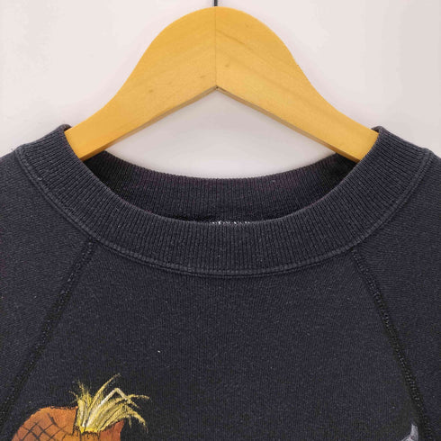 ヘインズ Hanes 90S USA製 プリント スウェット メンズ import:L