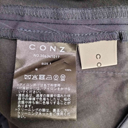 コンズ CONZ summer carve leg trousers super 110 カーブ レッグ トラウザー パンツ メンズ JPN:1