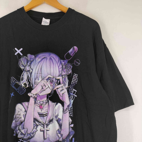 プリントスター printstar 病みガール プリント Tシャツ メンズ JPN:XL