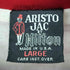 アリストジャック ARISTO JAC 70~80S USA製 襟付き ナイロン スタジャン 企業 両面 刺繍 メンズ import:L