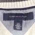 トミーヒルフィガー TOMMY HILFIGER ワンポイントロゴ刺繍 ボーダー柄 ハーフジップ ニット セーター メンズ JPN:S