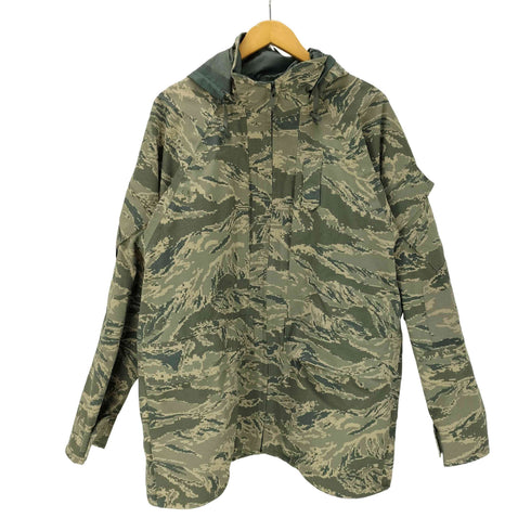 ユーエスアーミー U.S. ARMY 米軍 USA製 迷彩柄 ABU GORE-TEX デジタル タイガー カモ ミリタリー ゴアテックス パーカー メンズ XL/R
