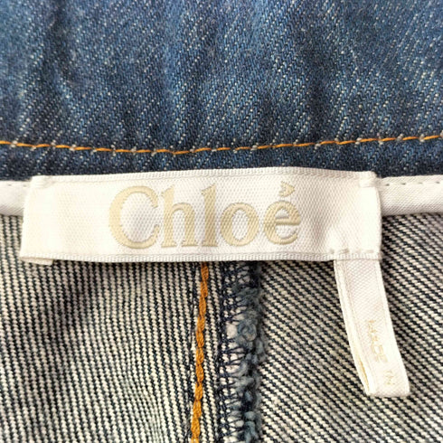 クロエ Chloe ハイウエスト セーラー マリン デニム レディース FR:36