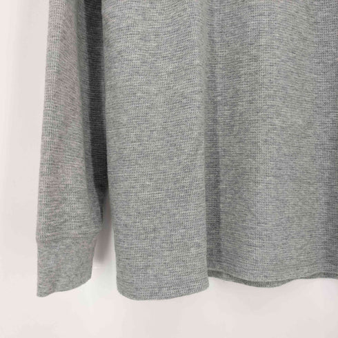 ポロラルフローレン POLO RALPH LAUREN 現行タグ POLO ポニー刺繍 サーマル クルーネック ロングスリーブ Tシャツ メンズ import:L