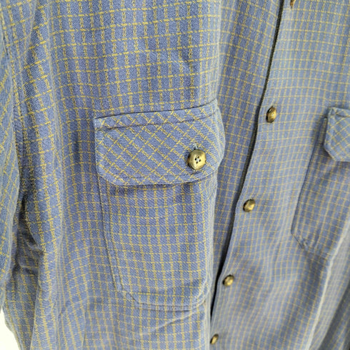 パタゴニア patagonia ポルトガル製 ORGANIC COTTON チェック ヘビーフランネルシャツ メンズ import:XL