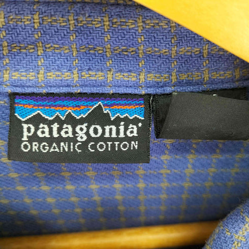 パタゴニア patagonia ポルトガル製 ORGANIC COTTON チェック ヘビーフランネルシャツ メンズ import:XL