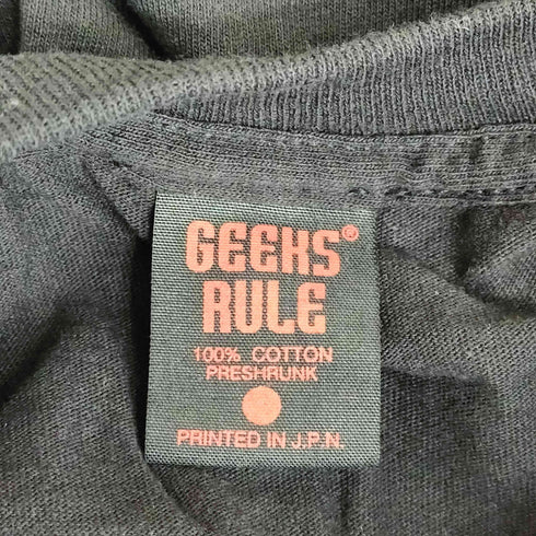 ギークスルール GEEKS RULE ゲームキャラクタープリント 長袖Tシャツ メンズ L