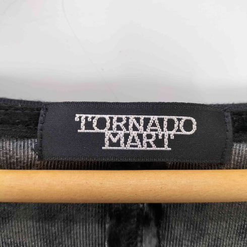 トルネードマート TORNADO MART 00S レオパード柄 ダブルジップ パーカー ベロア ベルベット Y2K メンズ