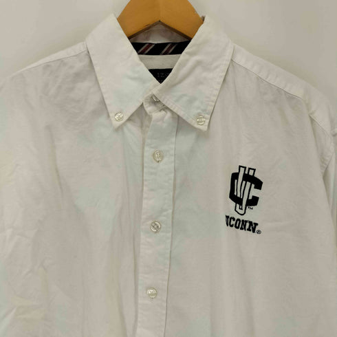 アイゾッド IZOD カレッジロゴ刺繍ボタンダウンシャツ メンズ import:L
