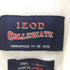 アイゾッド IZOD カレッジロゴ刺繍ボタンダウンシャツ メンズ import:L