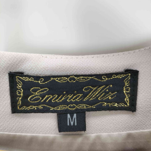 エミリアウィズ EMIRIA WIZ エッフェル塔 プリント ノースリーブ ワンピース レディース JPN:M