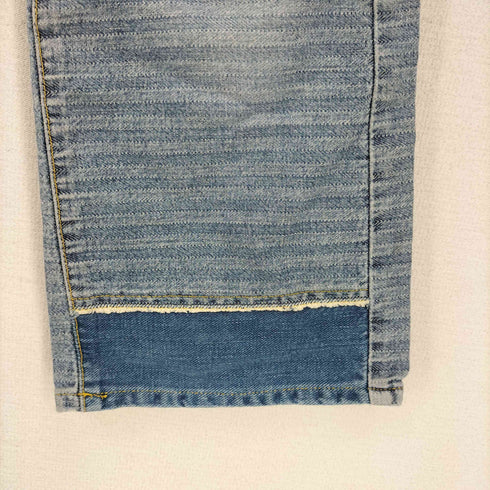 ヒステリックグラマー HYSTERIC GLAMOUR 00S ワッペン刺繍 パッチワーク ブーツカットデニムパンツ y2k レディース FREE