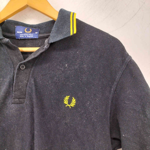 フレッドペリー FRED PERRY ワンポイント刺繍 ポロシャツ イングランド製 メンズ UK:38