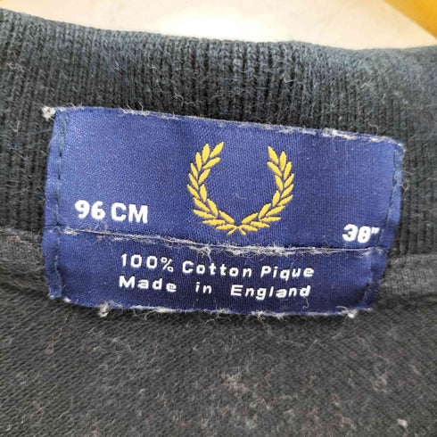 フレッドペリー FRED PERRY ワンポイント刺繍 ポロシャツ イングランド製 メンズ UK:38