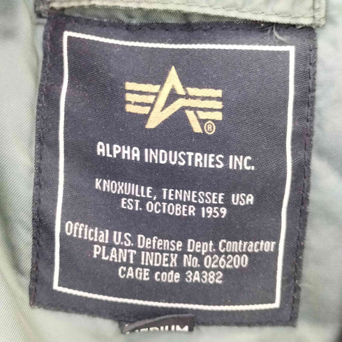 アルファインダストリーズ ALPHA INDUSTRIES N-3B ミリタリー ブルゾン ジャケット メンズ import:M