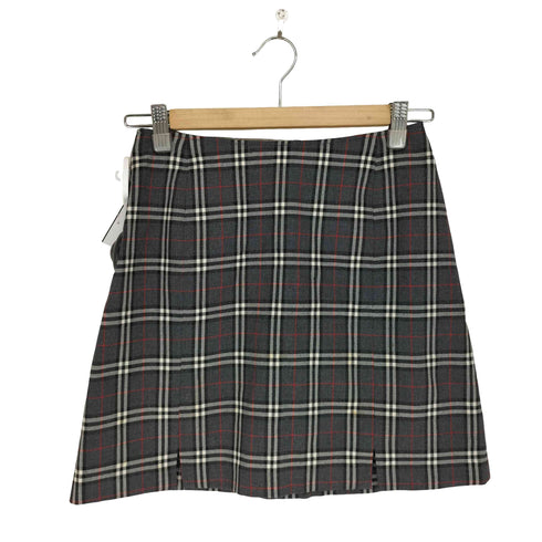 バーバリーズ BURBERRYS BLUE LABEL チェック プリーツスカート レディース JPN:36