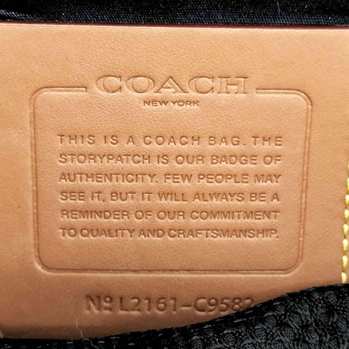 コーチ COACH リーグ バイクバッグ シグネチャー ジャカード レディース