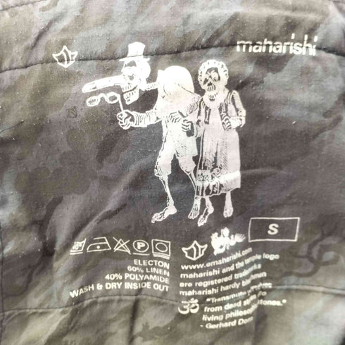 マハリシ MAHARISHI リネン混 カーゴパンツ メンズ S