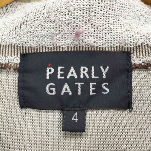 パーリーゲイツ PEARLY GATES パイル ストライプ 半袖 ポロシャツ ショートパンツ セットアップ メンズ 4