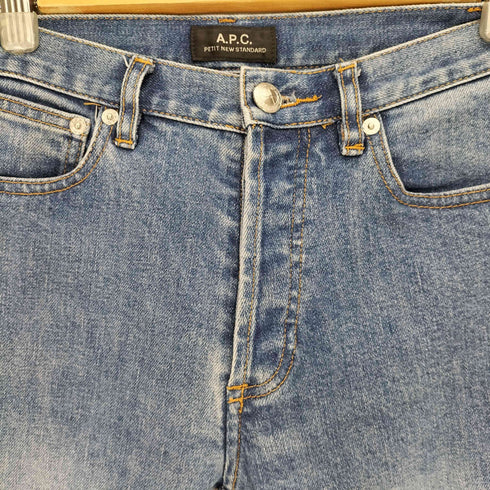アーペーセー A.P.C. PETIT NEW STANDARD ボタンフライ ストレートデニム レディース 27inch