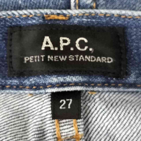 アーペーセー A.P.C. PETIT NEW STANDARD ボタンフライ ストレートデニム レディース 27inch
