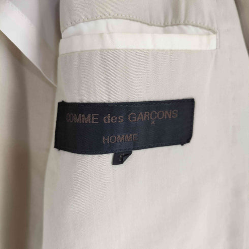 コムデギャルソンオム COMME des GARCONS HOMME 80s AD1988 89SS コットン 背抜き 2B シングル テーラードジャケット メンズ S