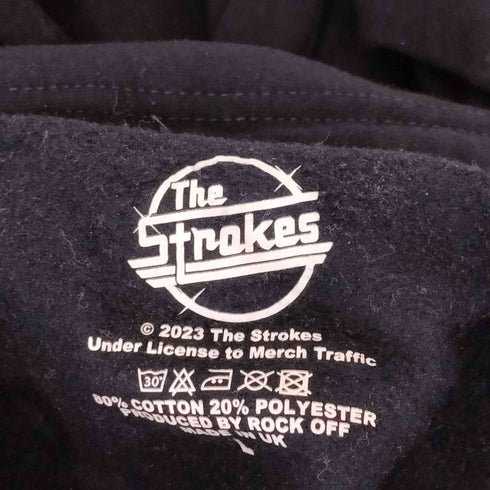 The Strokes ザ・ストロークス アーティスト ロゴプリント プルオーバーパーカー メンズ L