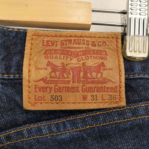 リーバイス Levis 90S 98年製 日本製 503 ルーズストレートデニムパンツ メンズ 31/36